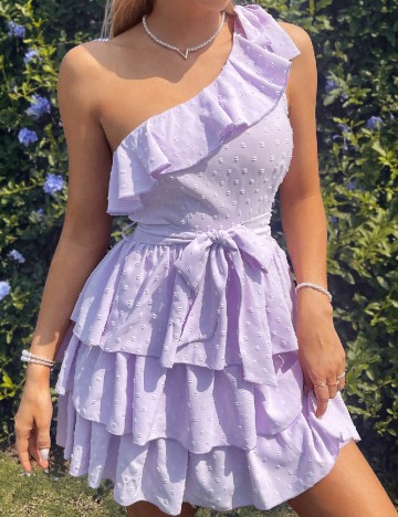 Rochie scurta SHEIN, lila