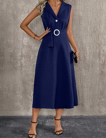 Rochie medie SHEIN, bleumarin