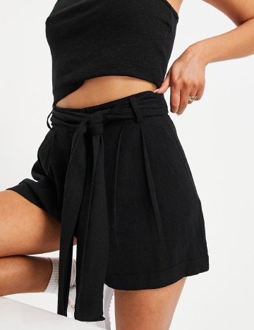 Pantaloni scurti ASOS, negru