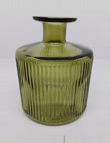 Vaza mica de sticla, verde
