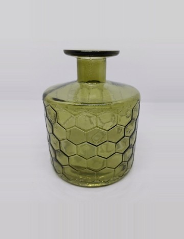 Vaza mica de sticla, verde