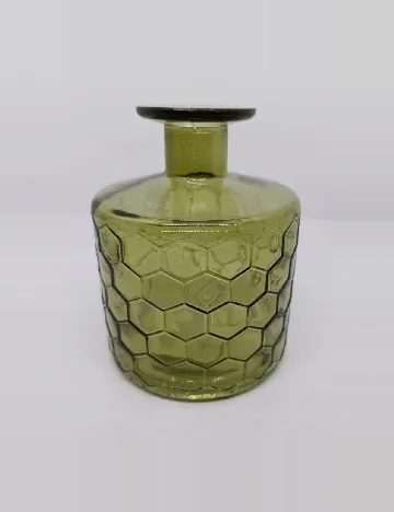 Vaza mica de sticla, verde Verde