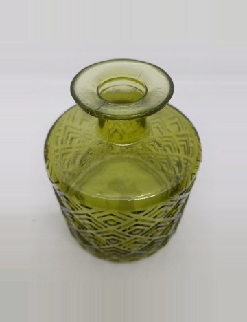 Vaza mica de sticla, verde