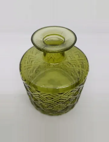 Vaza mica de sticla, verde Verde