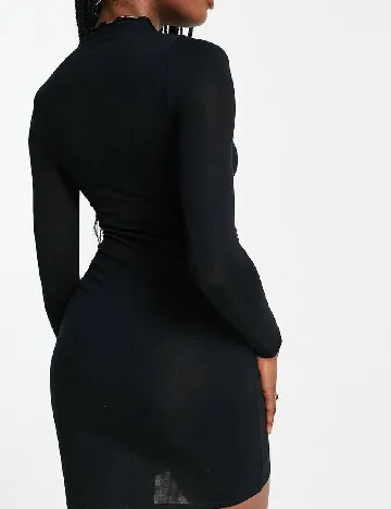 Rochie scurta Miss Selfridge, negru Negru