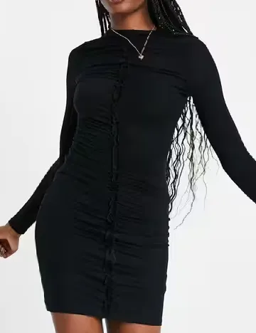 Rochie scurta Miss Selfridge, negru Negru