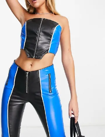 Top AsYou, negru/albastru Albastru