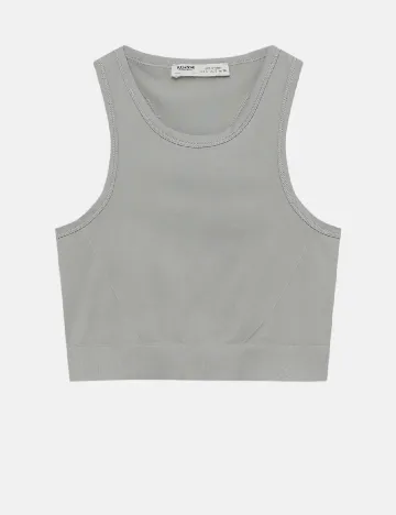 Top Pull&Bear, gri Gri