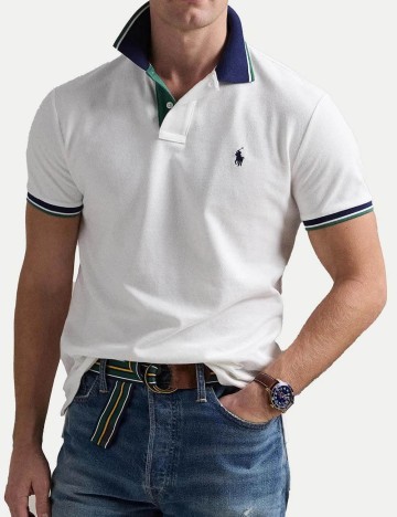Tricou Polo Ralph Lauren, alb