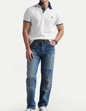Tricou Polo Ralph Lauren, alb