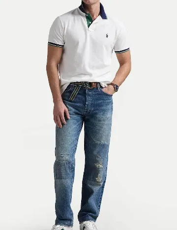Tricou Polo Ralph Lauren, alb Alb