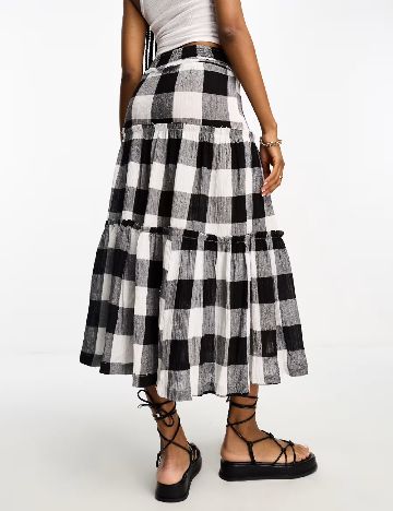 Fusta ASOS, mix culori