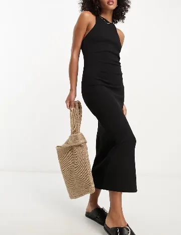 Rochie medie ASOS, negru Negru