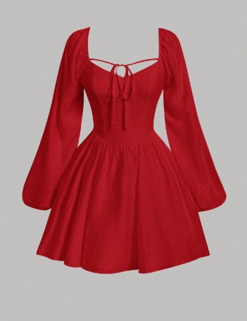 Rochie scurta SHEIN, rosu