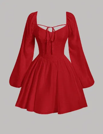 Rochie scurta SHEIN, rosu Rosu