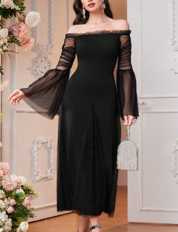 Rochie lunga SHEIN, negru