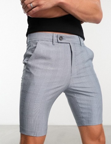 Pantaloni scurti ASOS, albastru