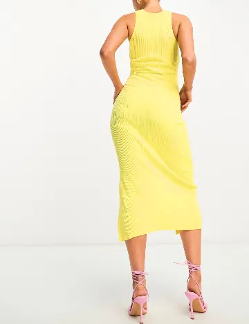 Rochie medie the frolic Maternity, galben Galben