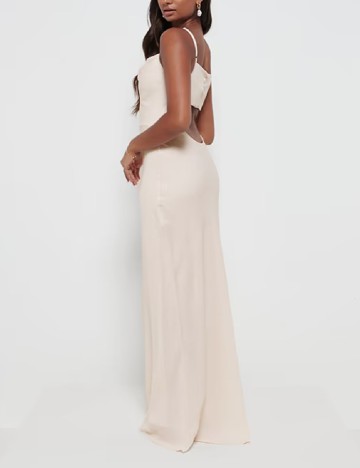 Rochie lunga Pretty Lavish, crem