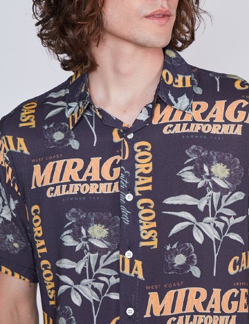 Camasa Oversize Bershka, gri