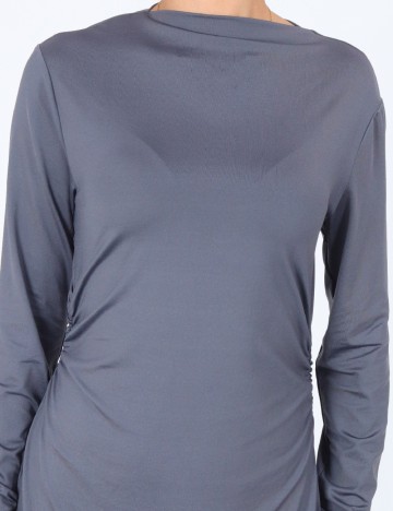 Rochie scurta Stradivarius, gri