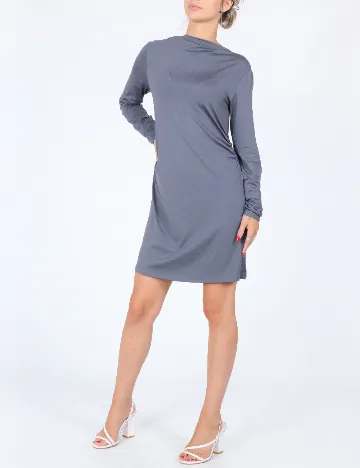 Rochie scurta Stradivarius, gri Gri