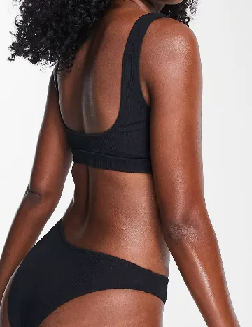 Bustiera de baie Top Shop, negru Negru