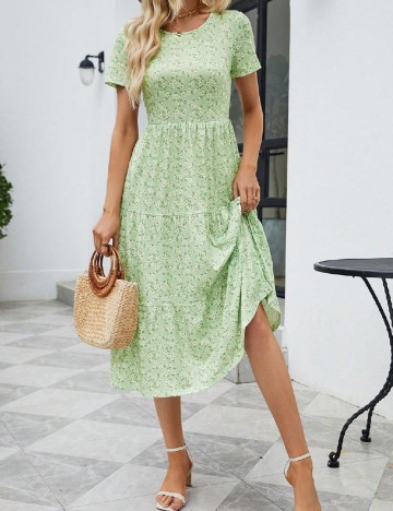Rochie medie SHEIN, verde