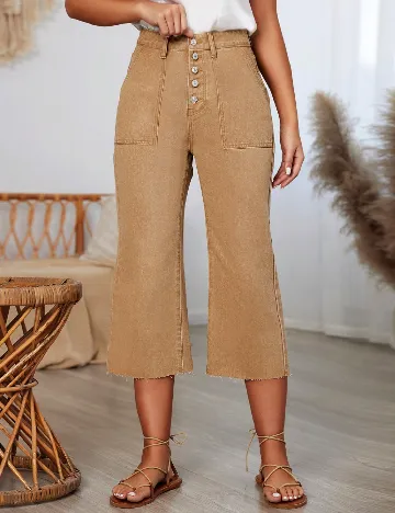 Pantaloni SHEIN, maro Maro