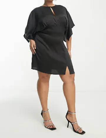 Rochie scurta ASOS Curve, negru Negru