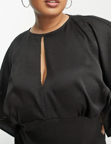 Rochie scurta ASOS Curve, negru Negru