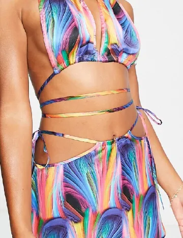 Fusta de plaja ASOS, mix culori Mix culori