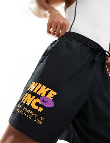 Pantaloni scurti Nike, negru Negru