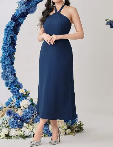 Rochie medie SHEIN, bleumarin Albastru