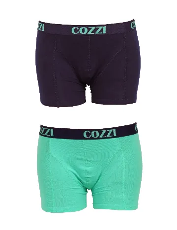 Set Boxeri 2 perechi Cozzi, bleumarin/verde Verde