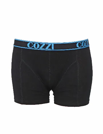 Set Boxeri 2 perechi Cozzi, albastru/negru Albastru