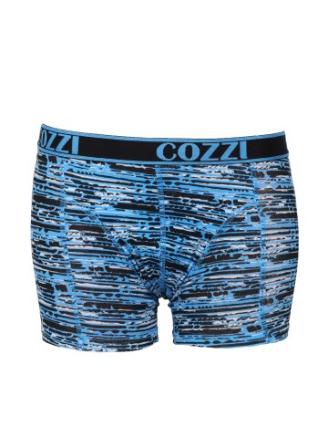 Set Boxeri 2 perechi Cozzi, albastru/negru