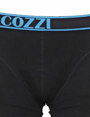 Set Boxeri 2 perechi Cozzi, albastru/negru Albastru