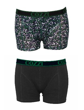Set Boxeri 2 perechi Cozzi, negru