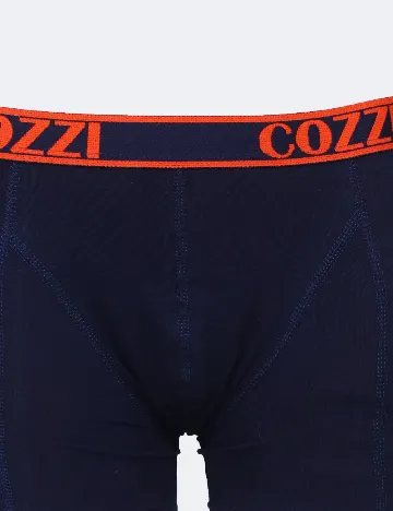 Set Boxeri 2 perechi Cozzi, bleumarin/mix culori Albastru