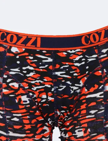 Set Boxeri 2 perechi Cozzi, bleumarin/mix culori Albastru