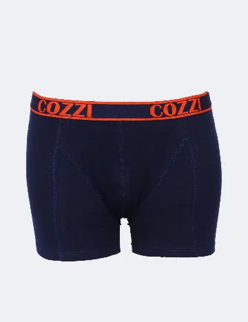 Set Boxeri 2 perechi Cozzi, bleumarin/mix culori Albastru