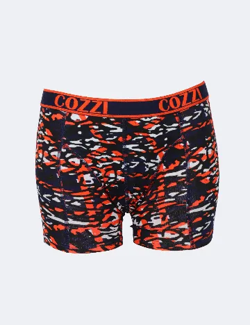 Set Boxeri 2 perechi Cozzi, bleumarin/mix culori Albastru