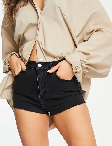 Pantaloni scurti ASOS, negru Negru