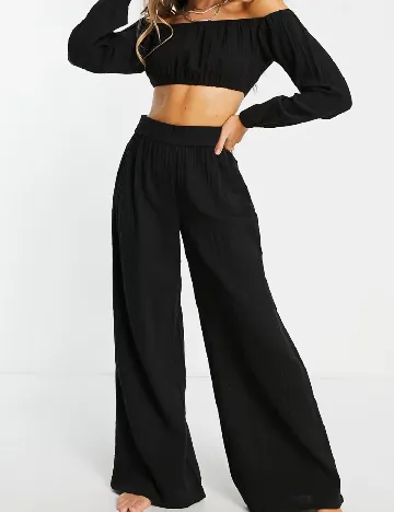 Top ASOS, negru Negru