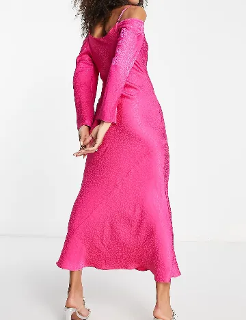 Rochie lunga Never Fully Dressed, roz Roz