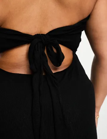 Rochie de plaja ASOS Curve, negru Negru