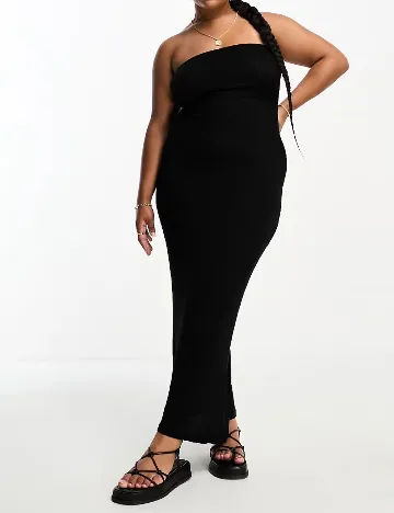 Rochie de plaja ASOS Curve, negru Negru