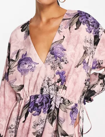 Rochie lunga ASOS, roz Roz