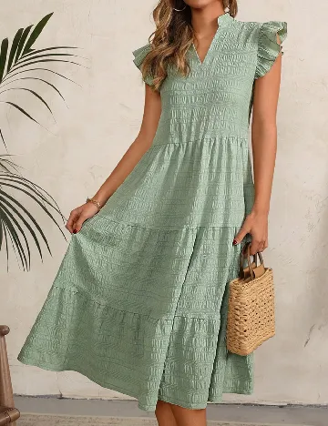Rochie medie SHEIN, verde Verde